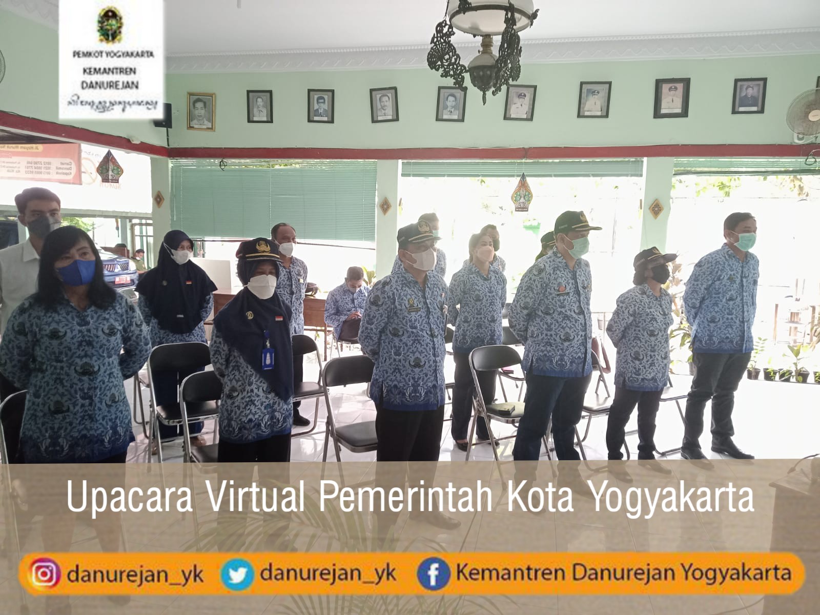 Upacara Virtual Pemerintah Kota Yogyakarta
